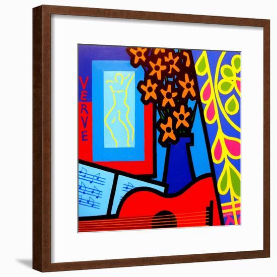 Still Life with Matisses Verve-John Nolan-Framed Giclee Print