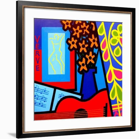 Still Life with Matisses Verve-John Nolan-Framed Giclee Print