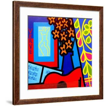 Still Life with Matisses Verve-John Nolan-Framed Giclee Print
