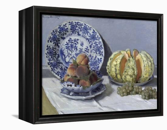 Still Life with Melon-Claude Monet-Framed Premier Image Canvas