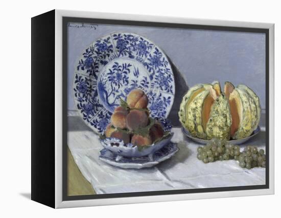 Still Life with Melon-Claude Monet-Framed Premier Image Canvas