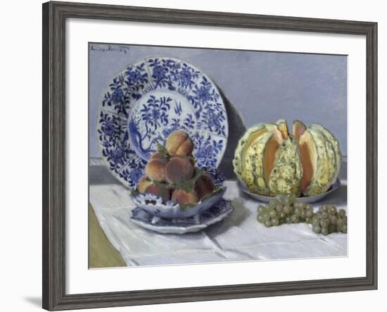 Still Life with Melon-Claude Monet-Framed Giclee Print