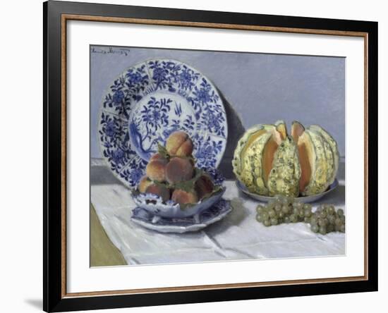 Still Life with Melon-Claude Monet-Framed Giclee Print