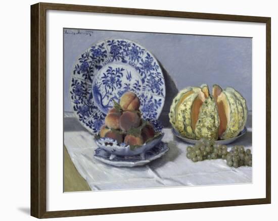 Still Life with Melon-Claude Monet-Framed Giclee Print