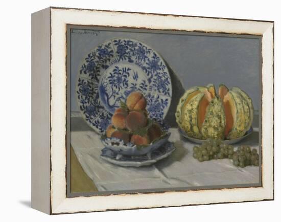 Still-Life with Melon-Claude Monet-Framed Premier Image Canvas