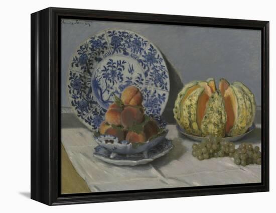 Still-Life with Melon-Claude Monet-Framed Premier Image Canvas