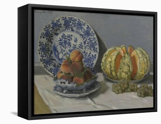 Still-Life with Melon-Claude Monet-Framed Premier Image Canvas