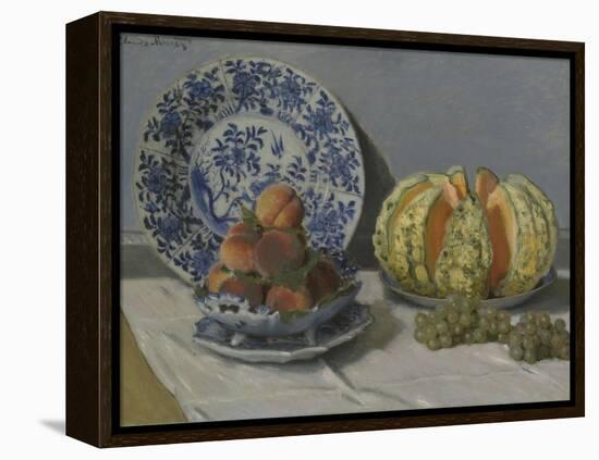 Still-Life with Melon-Claude Monet-Framed Premier Image Canvas