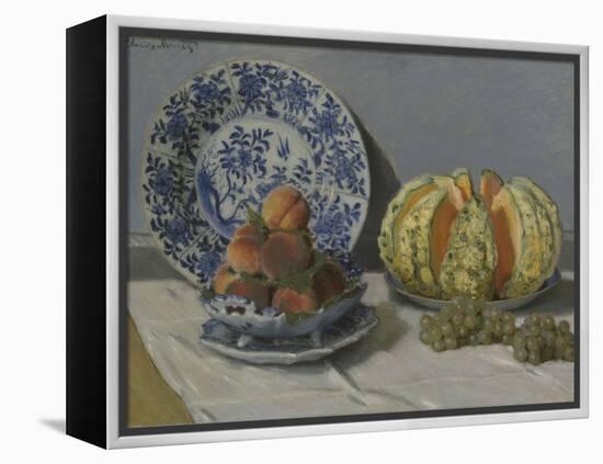 Still-Life with Melon-Claude Monet-Framed Premier Image Canvas