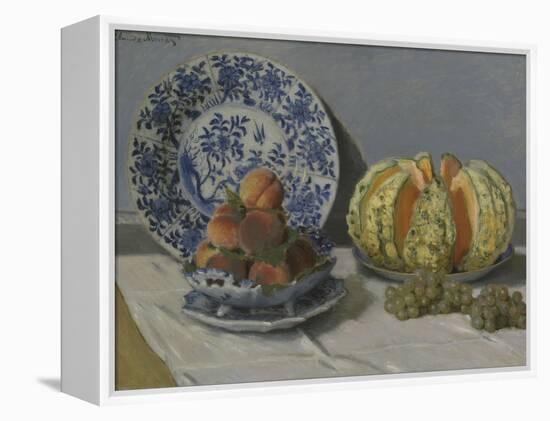 Still-Life with Melon-Claude Monet-Framed Premier Image Canvas