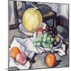 Still Life with Melons and Grapes-Samuel John Peploe-Mounted Giclee Print