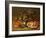Still Life with Monkey (Oil on Canvas)-Osias The Elder Beert-Framed Giclee Print