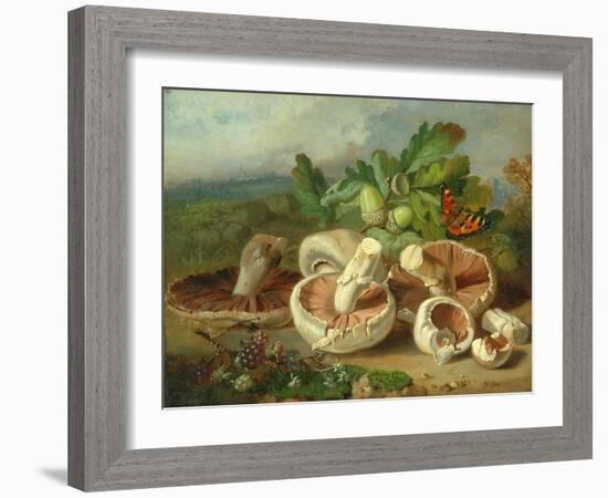 Still Life With Mushrooms Etc., 1859-null-Framed Giclee Print