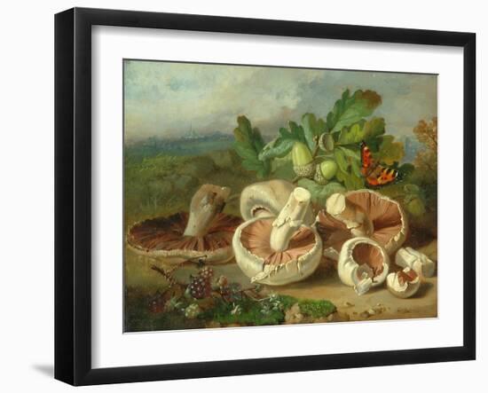 Still Life With Mushrooms Etc., 1859-null-Framed Giclee Print