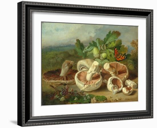 Still Life With Mushrooms Etc., 1859-null-Framed Giclee Print