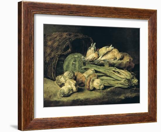 Still Life with Mushrooms-Jan Fyt-Framed Giclee Print