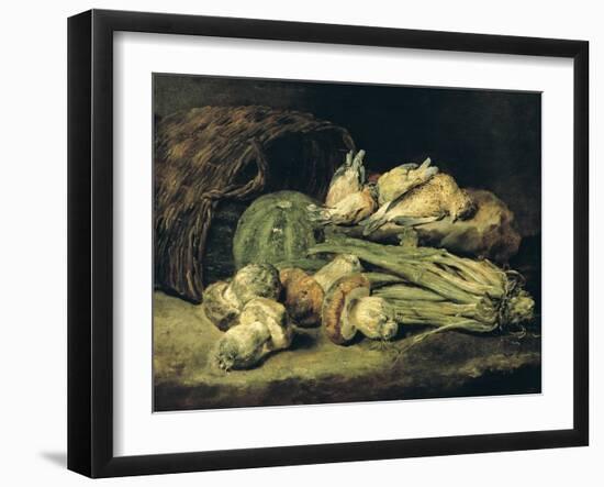 Still Life with Mushrooms-Jan Fyt-Framed Giclee Print