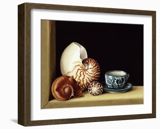 Still Life with Nautilus, 1998-Jenny Barron-Framed Giclee Print