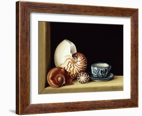 Still Life with Nautilus, 1998-Jenny Barron-Framed Giclee Print