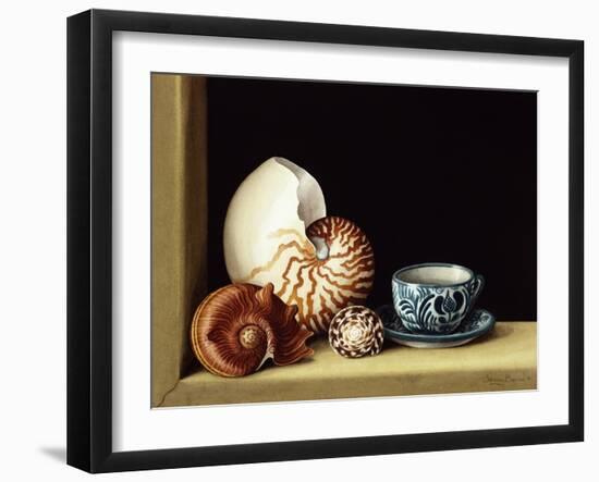 Still Life with Nautilus, 1998-Jenny Barron-Framed Giclee Print