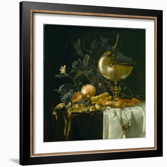 Still-Life with Nautilus Cup-Willem van Aelst-Framed Giclee Print