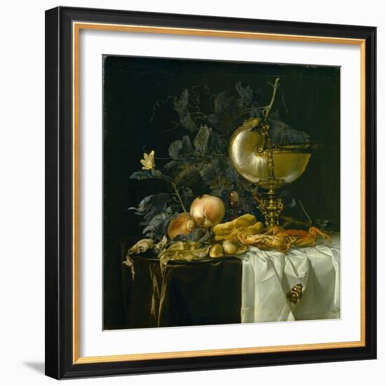 Still-Life with Nautilus Cup-Willem van Aelst-Framed Giclee Print