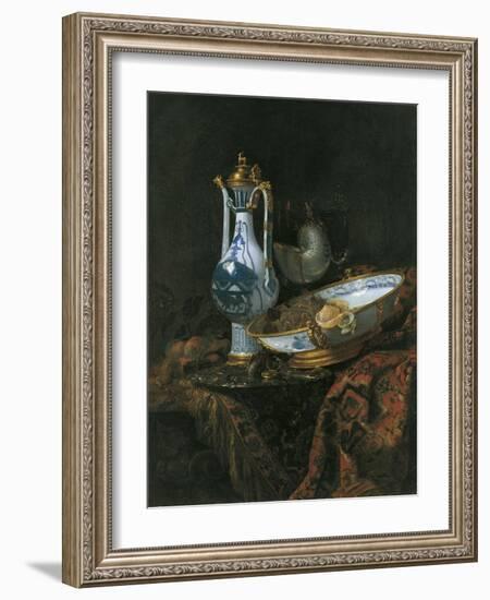 Still Life with Nautilus Cup-Willem Kalf-Framed Giclee Print