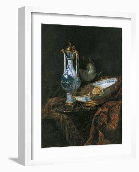 Still Life with Nautilus Cup-Willem Kalf-Framed Giclee Print