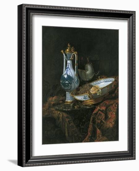 Still Life with Nautilus Cup-Willem Kalf-Framed Giclee Print