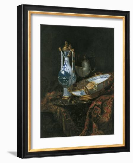 Still Life with Nautilus Cup-Willem Kalf-Framed Giclee Print
