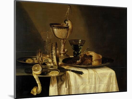 Still Life with Nautilus Goblet, 1642-Willem Claesz. Heda-Mounted Giclee Print