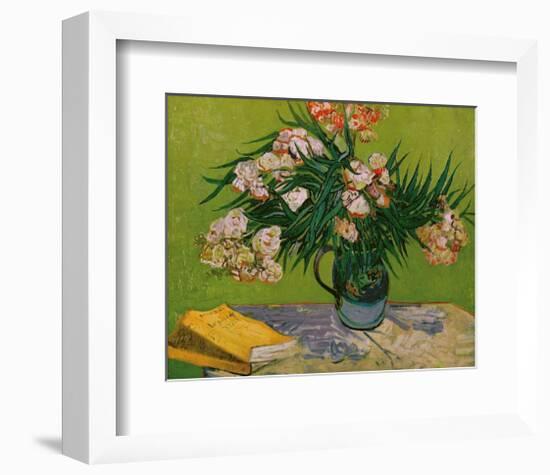 Still Life with Oleander-Vincent van Gogh-Framed Giclee Print