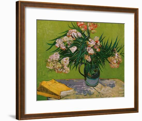 Still Life with Oleander-Vincent van Gogh-Framed Giclee Print