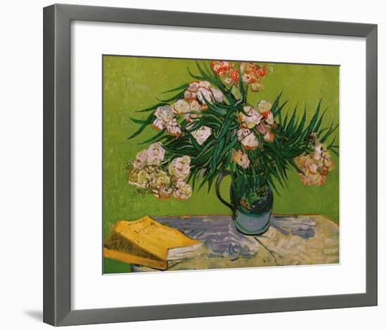 Still Life with Oleander-Vincent van Gogh-Framed Giclee Print