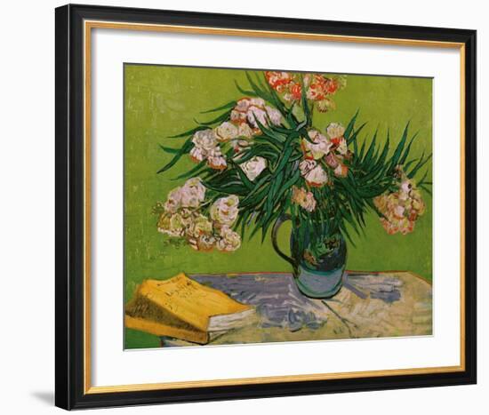 Still Life with Oleander-Vincent van Gogh-Framed Giclee Print