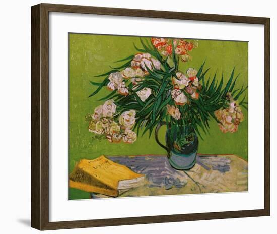 Still Life with Oleander-Vincent van Gogh-Framed Giclee Print