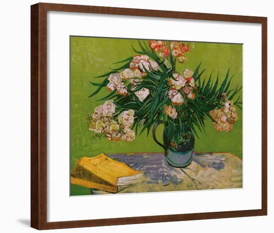 Still Life with Oleander-Vincent van Gogh-Framed Giclee Print