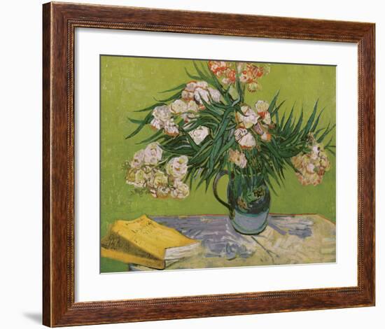 Still Life with Oleander-Vincent van Gogh-Framed Art Print