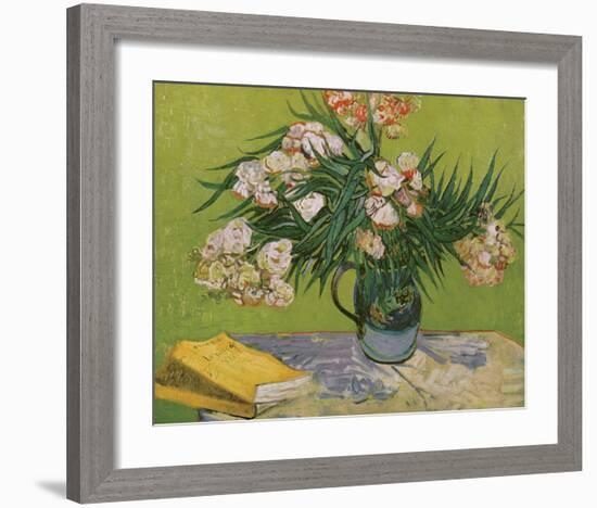 Still Life with Oleander-Vincent van Gogh-Framed Art Print