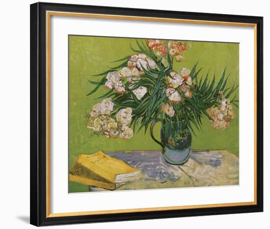 Still Life with Oleander-Vincent van Gogh-Framed Art Print