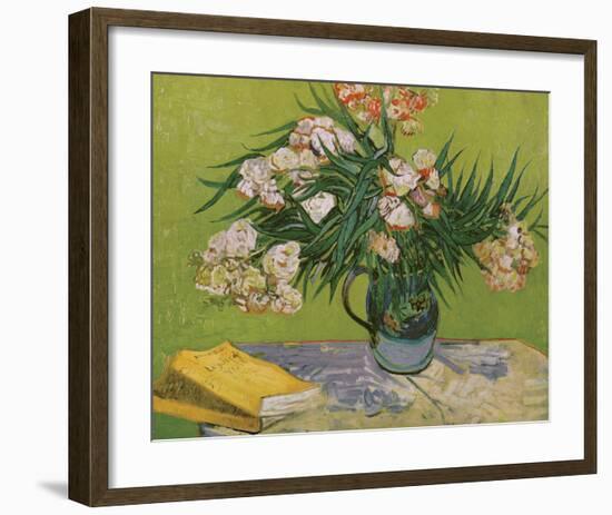 Still Life with Oleander-Vincent van Gogh-Framed Art Print