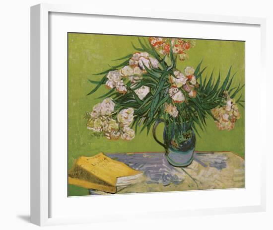 Still Life with Oleander-Vincent van Gogh-Framed Art Print