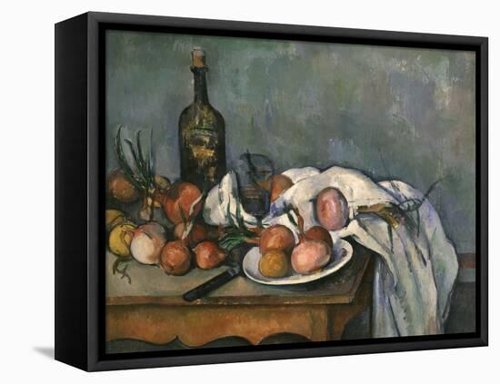 Still-Life with Onions, c.1895-Paul Cézanne-Framed Premier Image Canvas