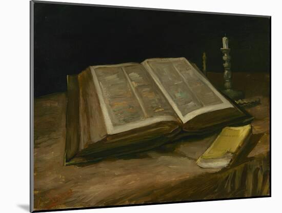 Still Life with Open Bible, 1885-Vincent van Gogh-Mounted Giclee Print