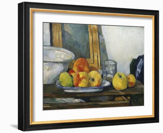 Still Life with Open Drawer, C.1879-1882-Paul Cézanne-Framed Giclee Print