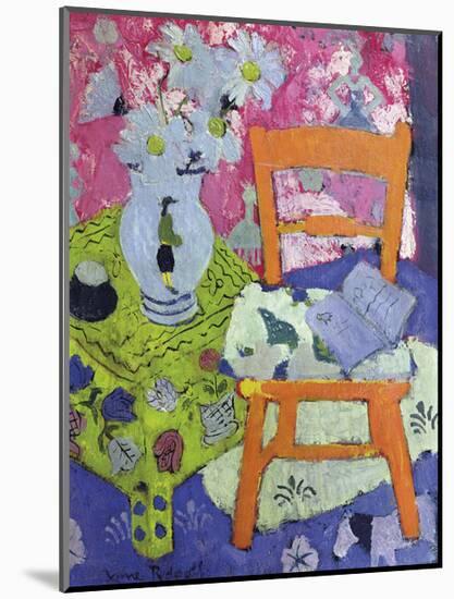 Still Life with Orange Chair-Anne Redpath-Mounted Premium Giclee Print