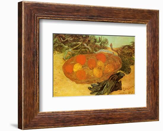 Still Life with Oranges-Vincent van Gogh-Framed Art Print