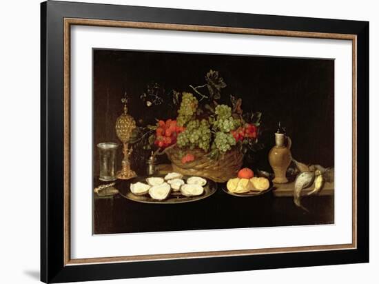 Still Life with Oysters-Frans Ykens-Framed Giclee Print