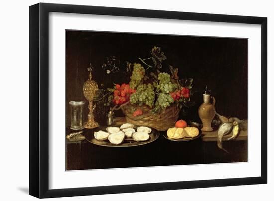 Still Life with Oysters-Frans Ykens-Framed Giclee Print