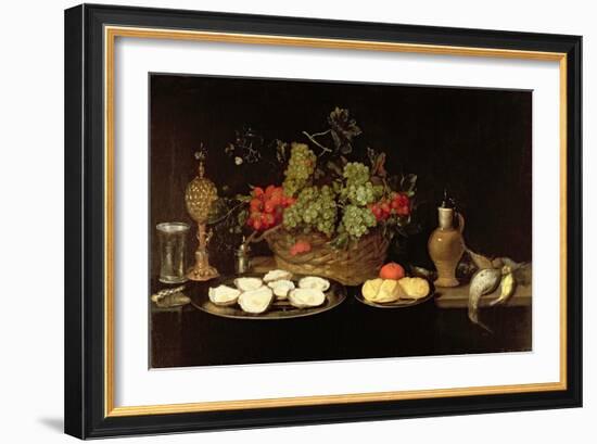 Still Life with Oysters-Frans Ykens-Framed Giclee Print